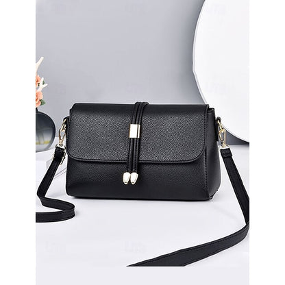 Burgunder Taschen in Crossbody Leder Schwarz Damen Faux und