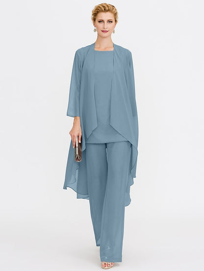 Beach of 3 Wedding Piece Bride the Mother Pantsuit