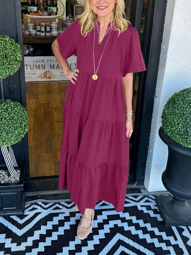 Women's Maxi Dress Summer Dress Casual Daily Loose Fit