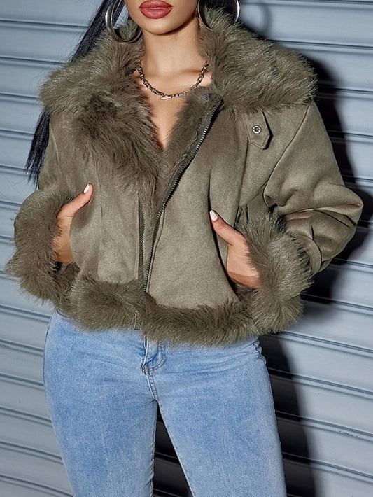 Street Fall Women's Coat Wear Daily Winter Outdoor