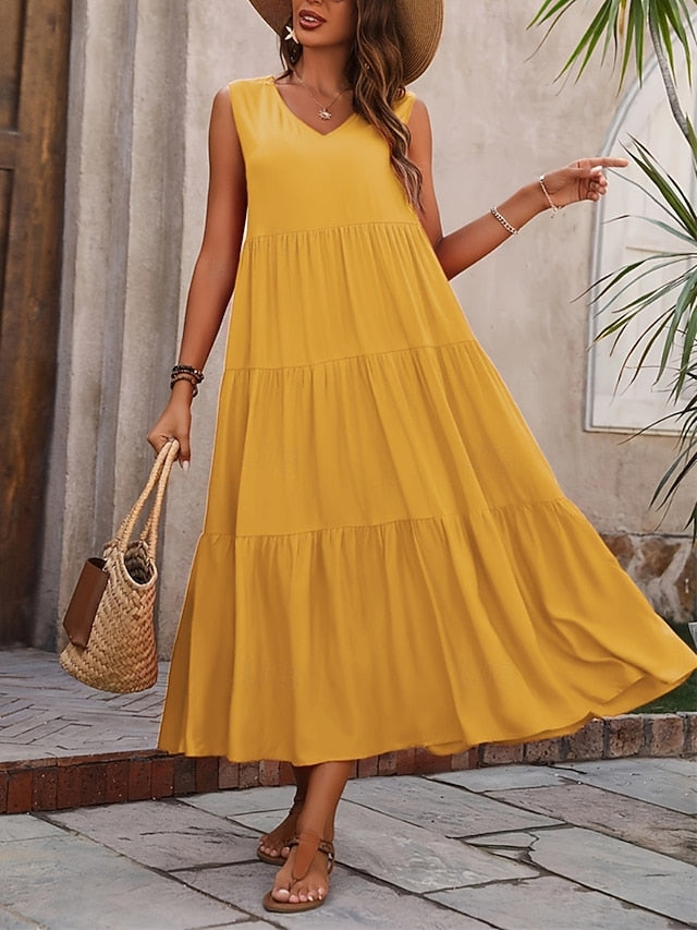 Women's Maxi Dress Casual Dress Swing Dress A Line Dress