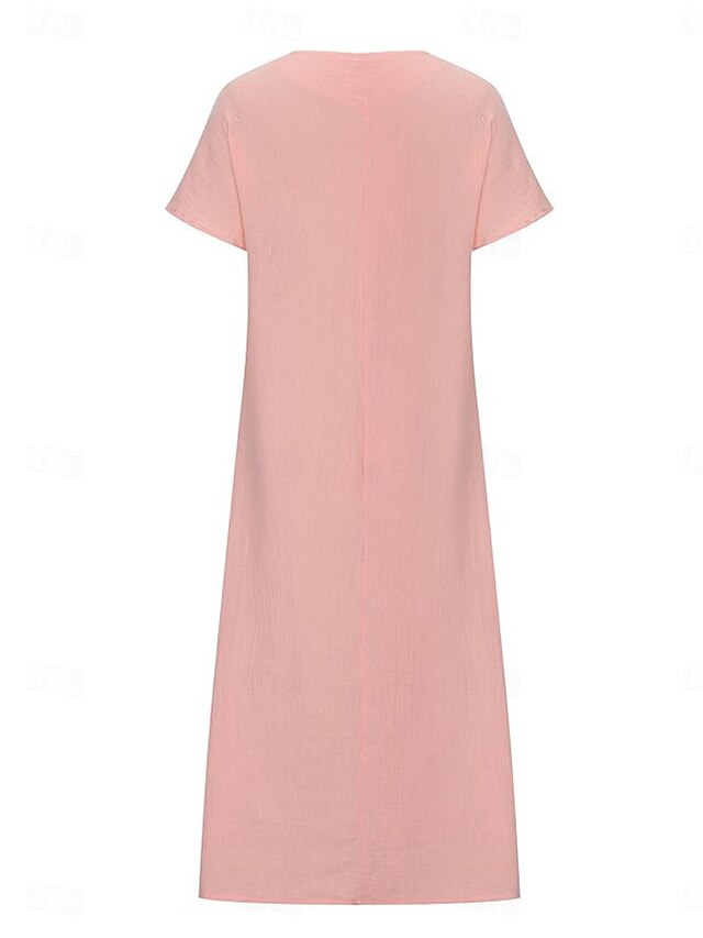 Women's Blue White Pink Summer Spring Maxi long Dress Maxi