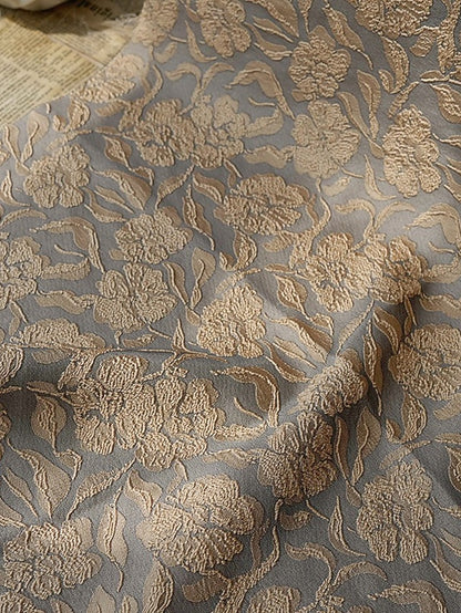 Jacquard Brocade Dresses A-Line Dress Floral Cocktail Elegant