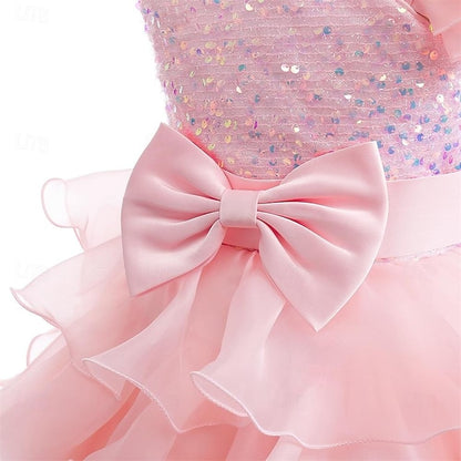Party Pageant Ball Wedding Kids Girls Dress Flower Gown Ruffle