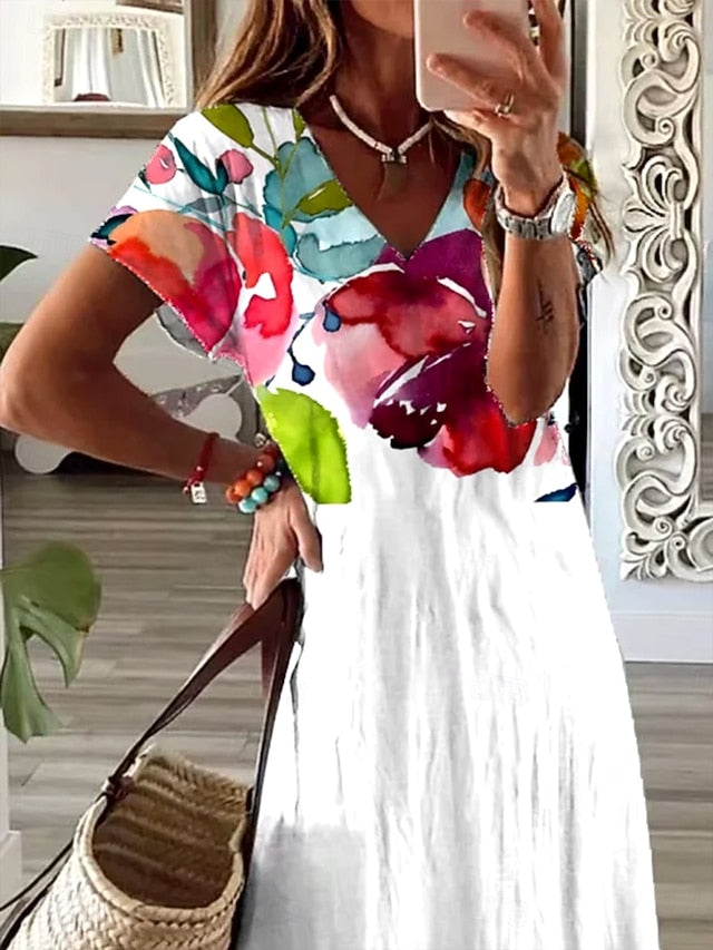 Women's Maxi Dress Casual Dress Sundress A Line Dress