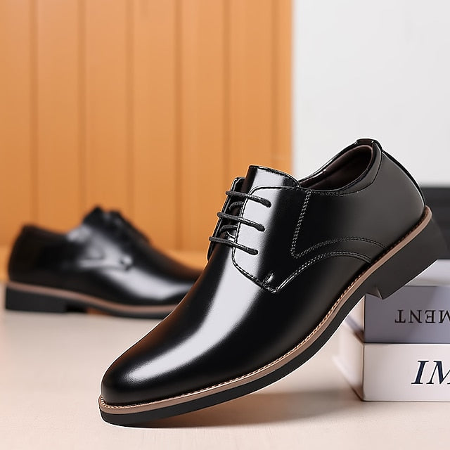 Derby Formal Men's Oxfords Leather Shoes