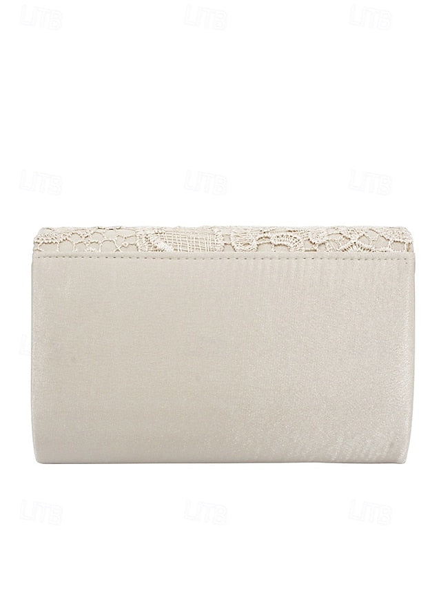 Lace Chain Women's Clutch Bag Evening Strap with