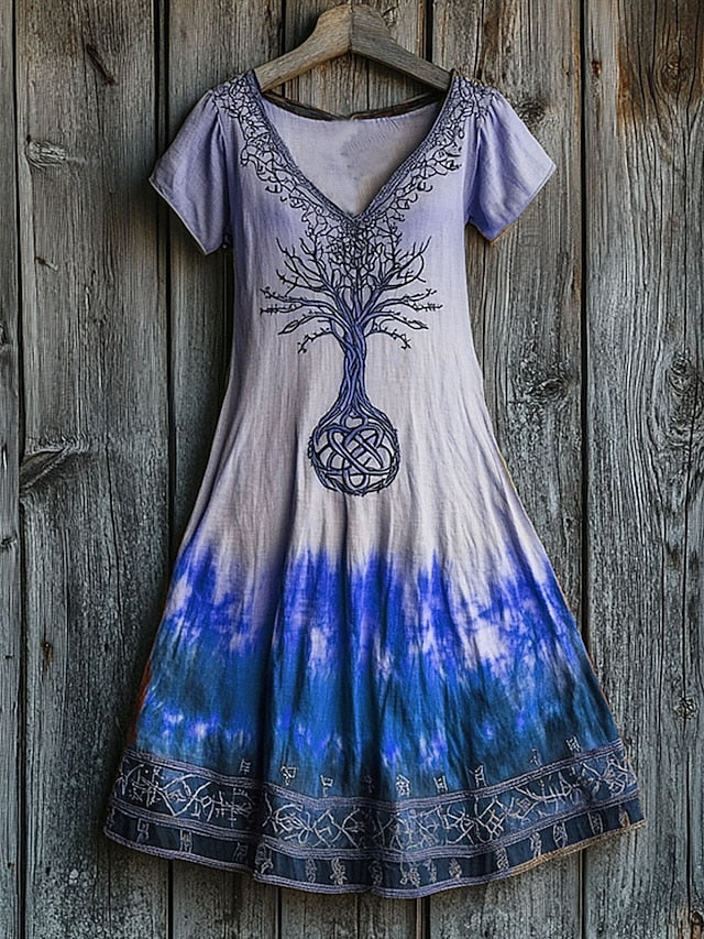 Music Festival Women's Midi Dress Casual Dress T Shirt