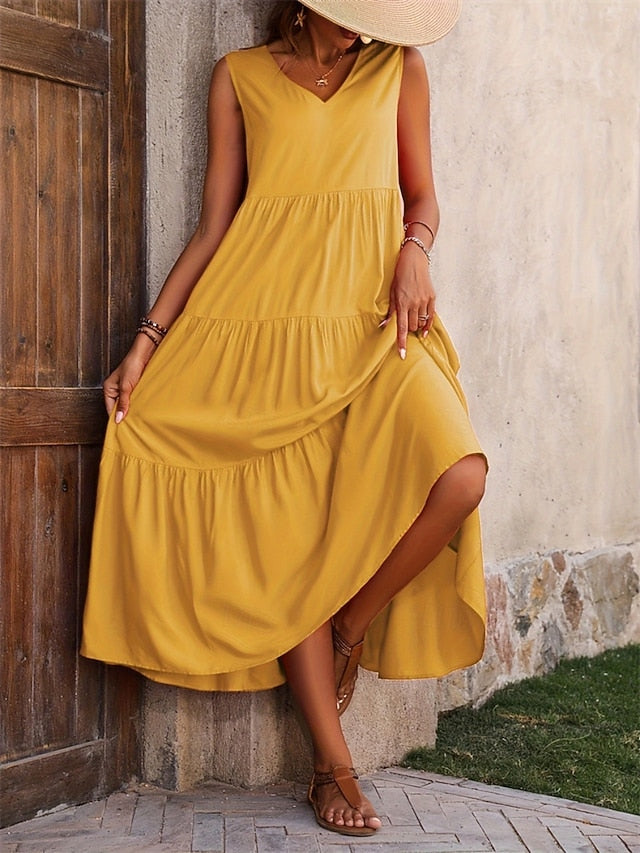 Women's Maxi Dress Casual Dress Swing Dress A Line Dress