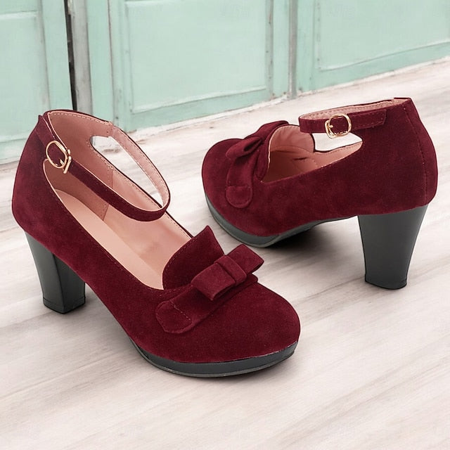 Detail Mary - with Green Heels Bow Suede Jane Women's