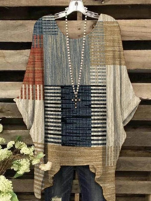 Women's Boho Shirt Graphic Geometric Elegant Bohemia