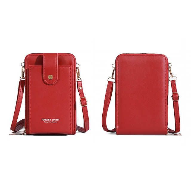 Handy PU Damen Tasche Schulter Crossbody