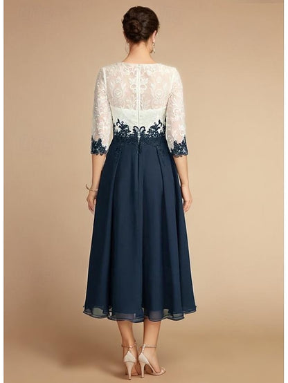 Guest the A-Line Vintage Mother Elegant Dress Bride Wedding of