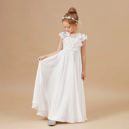 Princess Girls' Communion Flower Dress Girl First