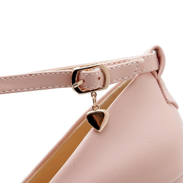 Heels PU Shoes Daily Lolita Girls' Heel Cosplay