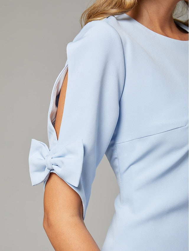 Dress Bride Elegant Simple Mother / Sheath of the Column Jewel