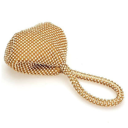 Rhinestone Women's Crystal Evening Bag Silver - Elegant