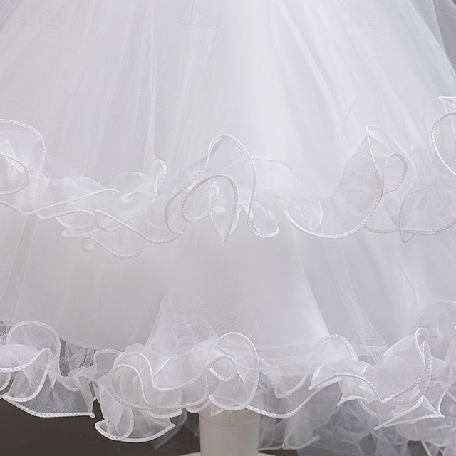 Girls' Wedding Girl Party Dress Flower Formal