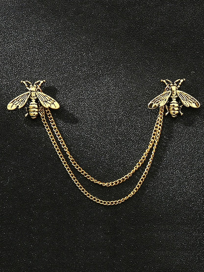 Christmas Reindeer Men's Collar Pins Elegant – Alloy