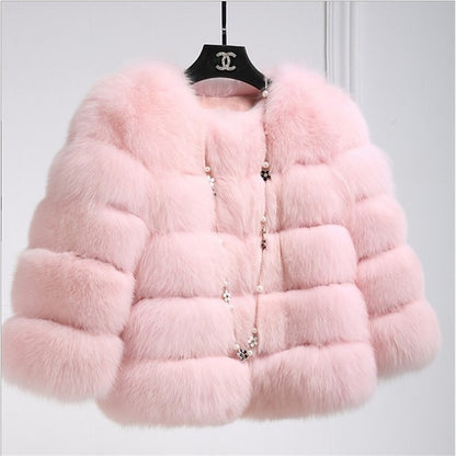 Fur Elegant Comfortable Women's Active Faux Coat Street