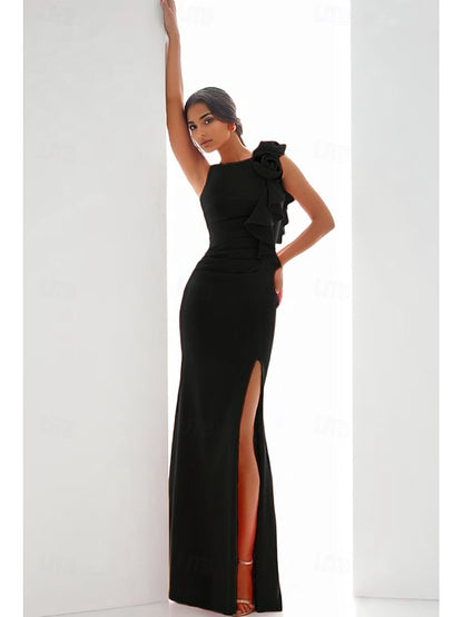 Sheath Evening Formal Dress / Wedding Gown Column Guest Elegant