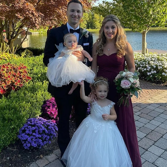 Girls' Flower Princess Formal Girl Dress