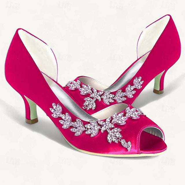 Bridal Women's Bling Shoes Wedding Sparkling