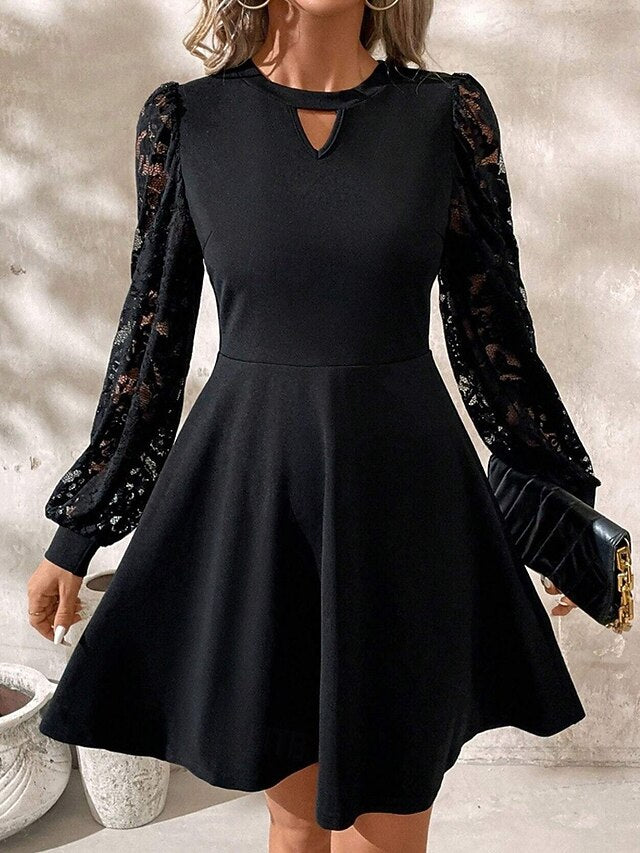 Women's Mini Dress Black Dress Casual Dress Cocktail Dress