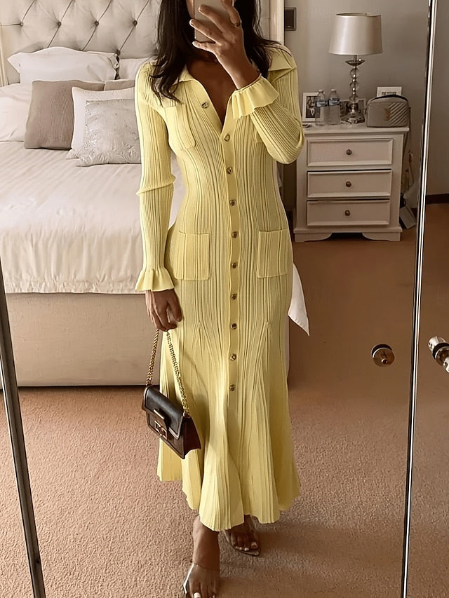 Women's Maxi Dress Sheath Dress Casual Daily Regular Fit