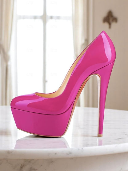 Women's Pointed-Toe Heels and Patent Black Platform with