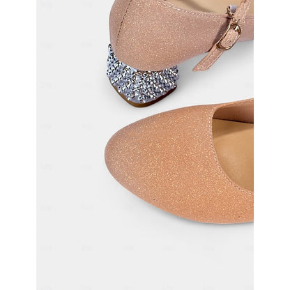 Jane Shoes Girls' Mary Women's Dance with Glitter and