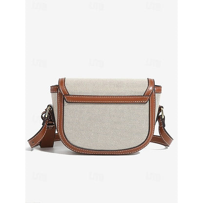 – Tasche Trim Vintage Damen Crossbody Leder klein
