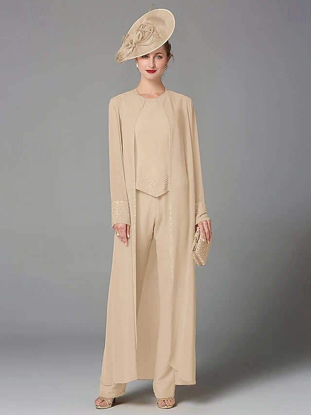 of Beach Bride the 3 Mother Wedding Formal Pantsuit Piece