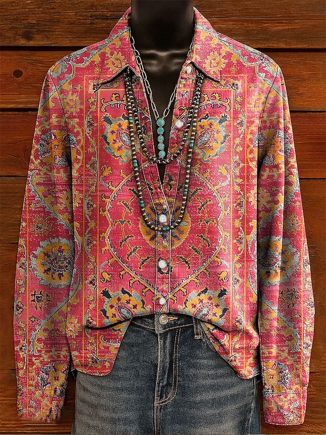 Women's Shirt Linen Like Breathable Lightweight Graphic