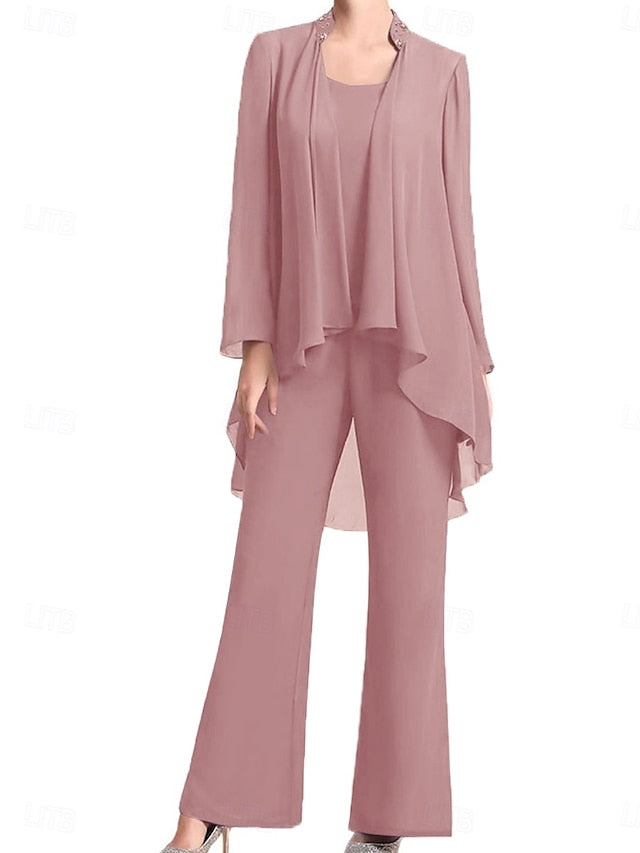 Elegant Bride Pantsuit Dress the of Wedding Simple Guest Mother