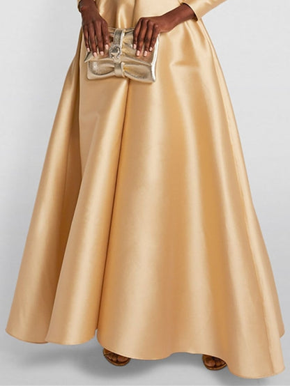 Evening Formal Dress Elegant A-Line Gown Wedding Tuxedo