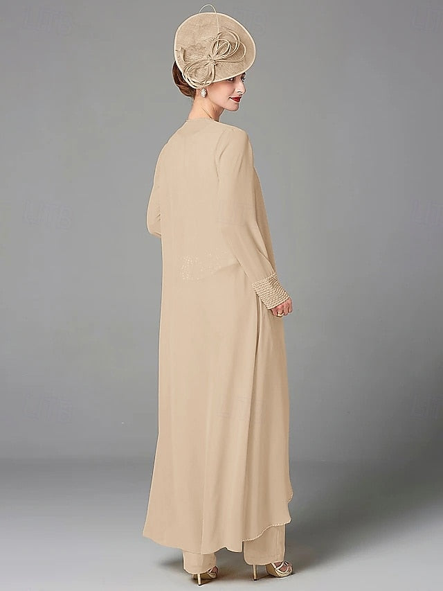 of Beach Bride the 3 Mother Wedding Formal Pantsuit Piece