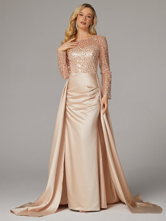Dress Mermaid Masquerade Elegant Evening Carnival Gown Floor