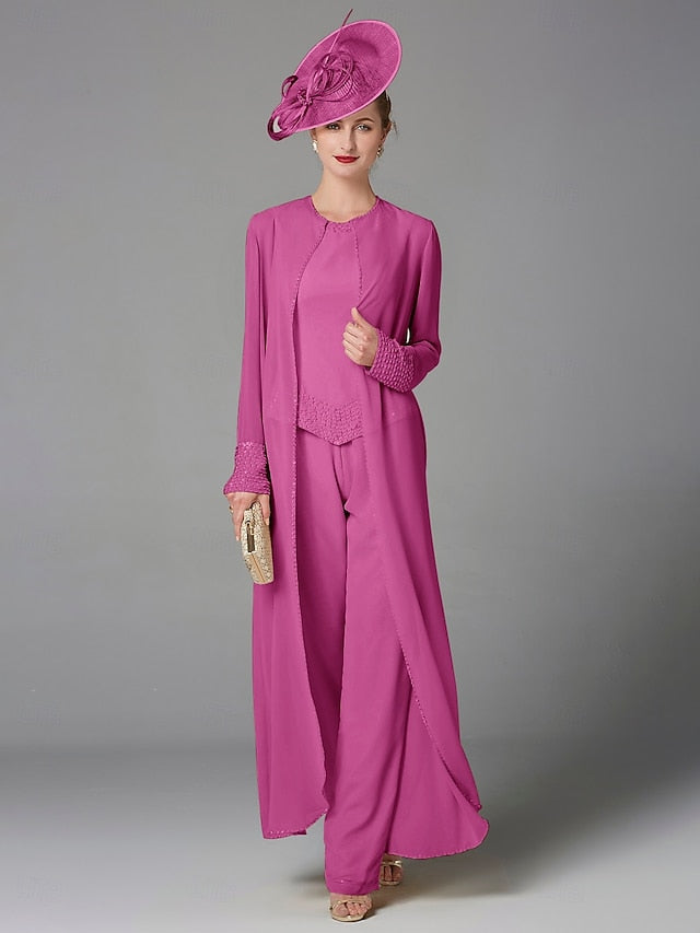of Beach Bride the 3 Mother Wedding Formal Pantsuit Piece