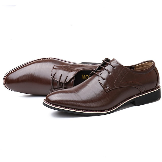 Business Derby Oxfords Men's Shoes Classic