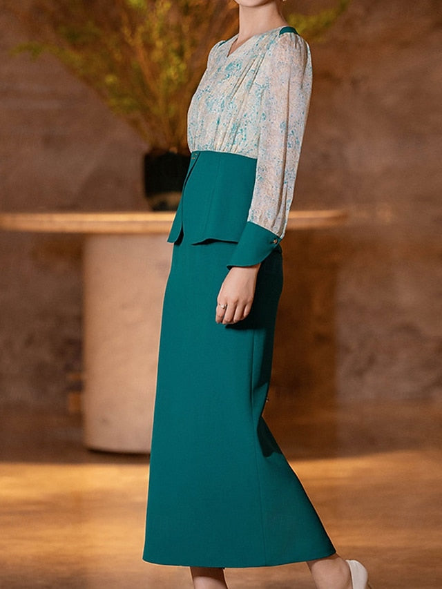 Two Formal the Mother Dress Elegant Sets of Piece Bride