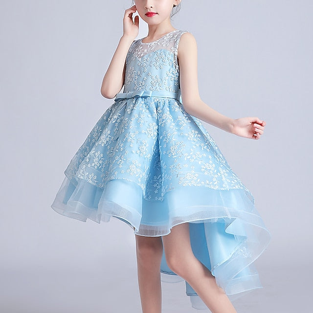 Girl Princess Girls' Party Dress Flower