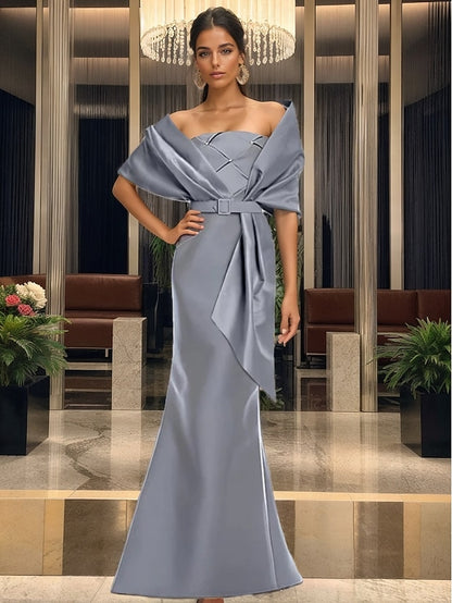 Gown Elegant Evening Dress Mermaid Formal / Trumpet Black