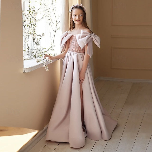 Evening Dress Girl Girls' Gown Formal Princess Flower
