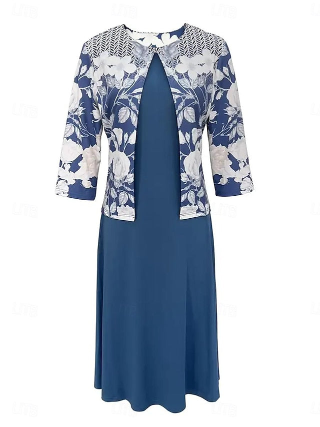 Women's Mini Dress Elegant Skirt Sets Skirt 3/4 Length