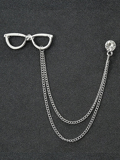 Christmas Reindeer Men's Collar Pins Elegant – Alloy