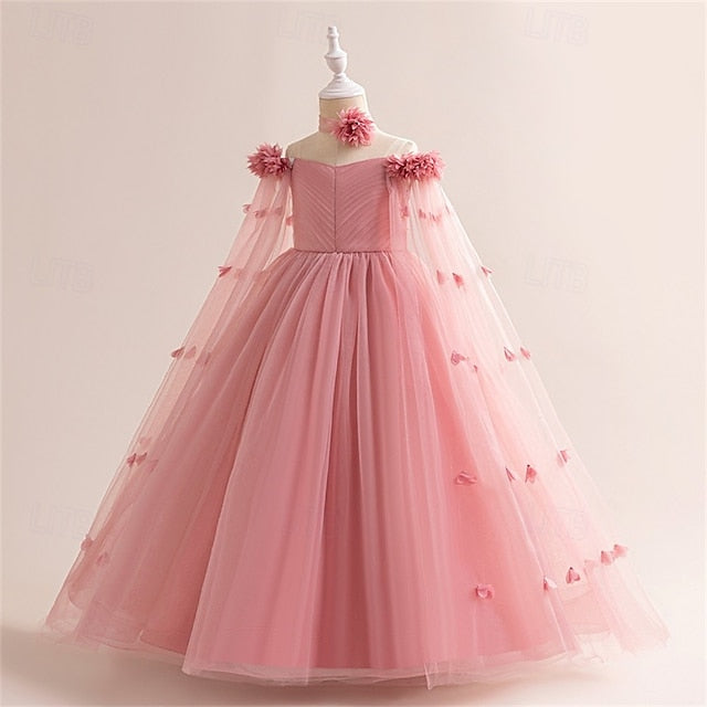 Girls' Princess Flower Girl Dress Kid's