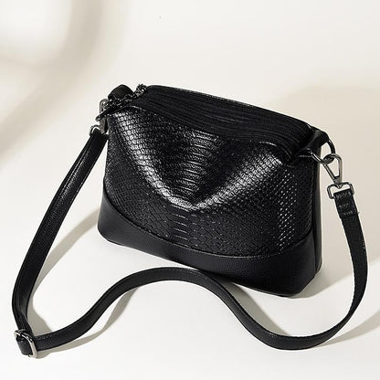 Leder Hobo Umhängetasche Schulter PU Damen