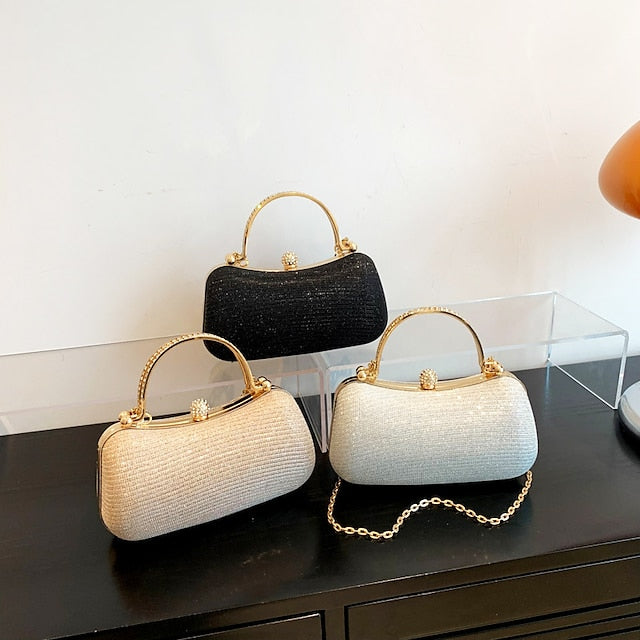 Sac à main en cuir pour femme, pochette de soirée en PU