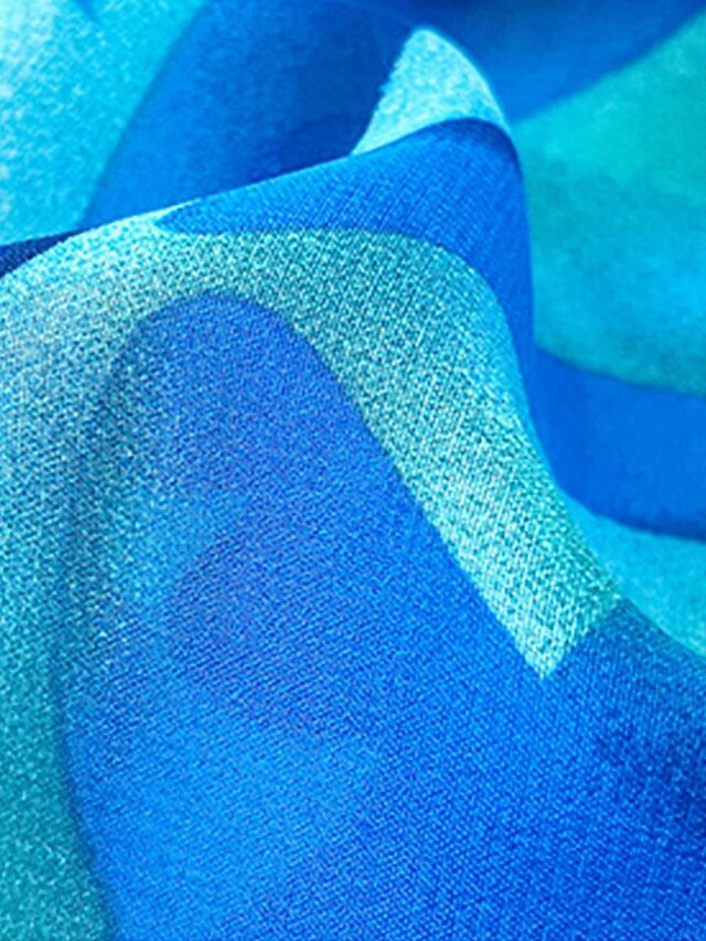 Women's Casual Dress Floral Print V Neck Long Dress Maxi